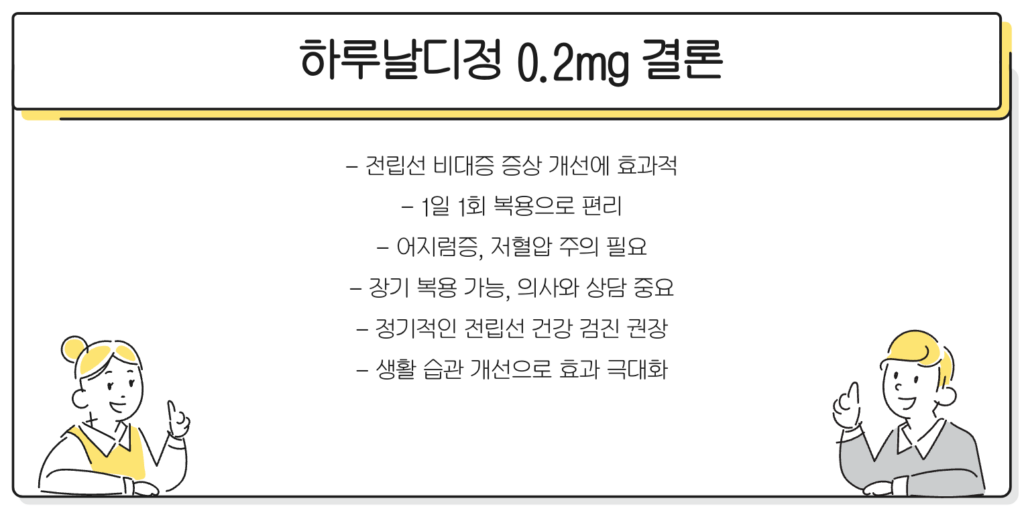 하루날디정 0.2mg 요약