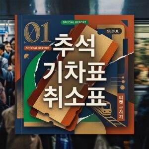 추석 기차표 취소표